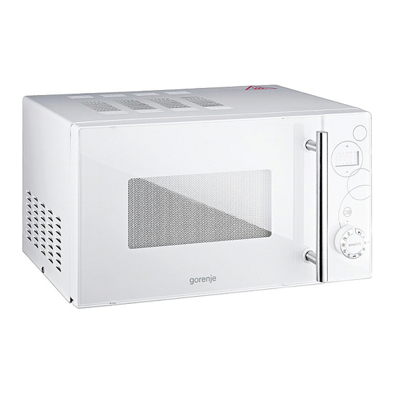 Gorenje SMO 20 DGW Gebrauchsanweisung
