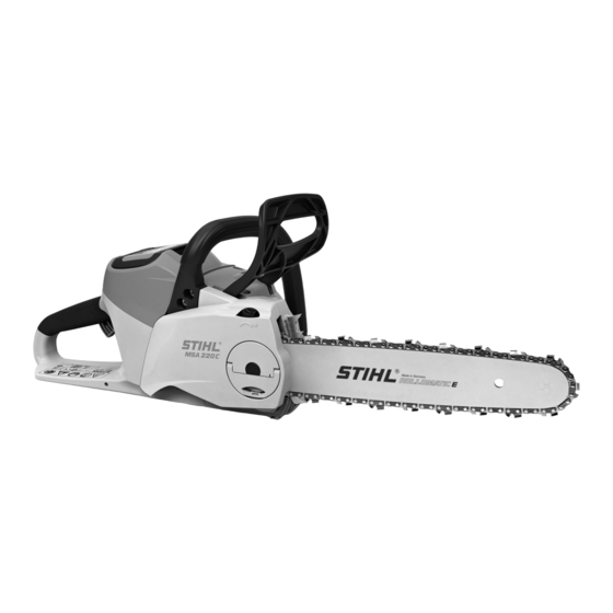 Stihl MSA 220 C Gebrauchsanleitung