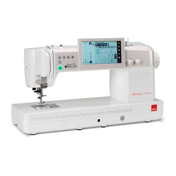 ELNA eXcellence 790PRO Bedienungsanleitung