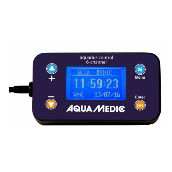 Aqua Medic aquarius control Bedienungsanleitung