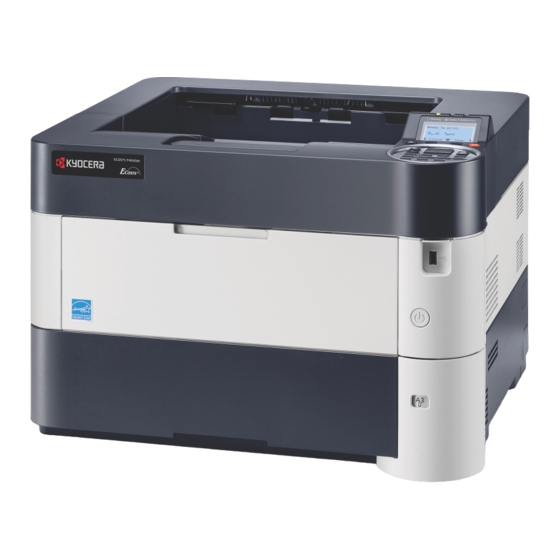 Kyocera ECOSYS P4040dn Bedienungsanleitung