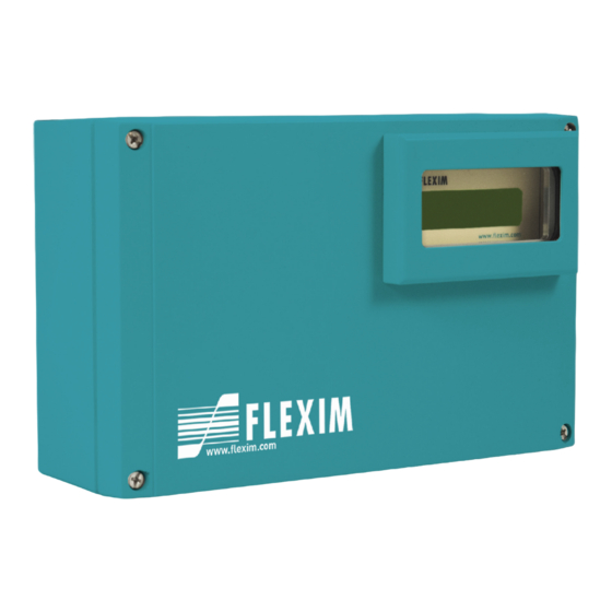 Flexim PIOX S502ID Betriebsanleitung