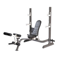 Tunturi pure OLYMPIC BENCH Betriebsanleitung