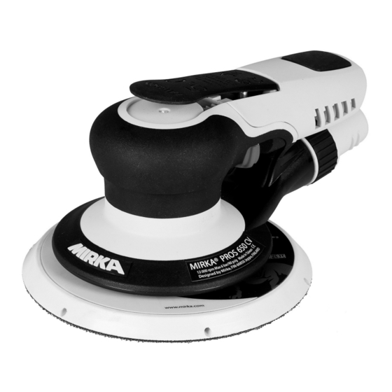 MIRKA PROS 650CV Betriebsanleitung