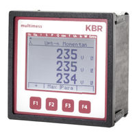 KBR multimess 4F96 LCD Kurzanleitung