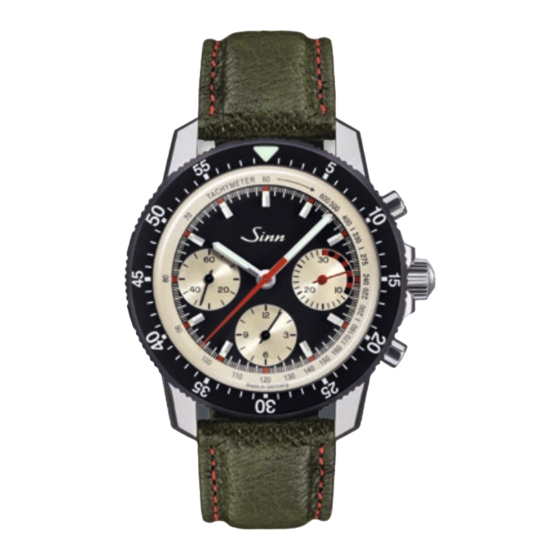 Sinn 103 St Ty Hd Bedienungsanleitung