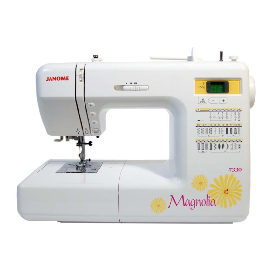 Janome 7330 Bedienungsanleitung