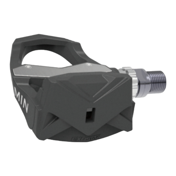 Garmin Vector Schnellstartanleitung