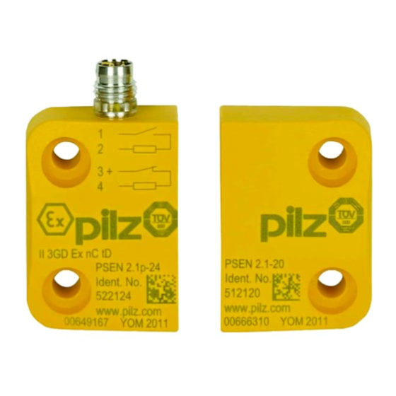 Pilz PSEN 2.1p-24 ATEX Betriebsanleitung
