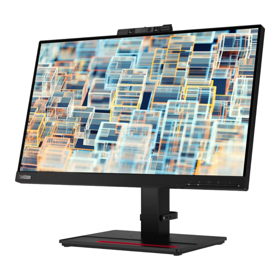 Lenovo ThinkVision T22v-20 Bedienungsanleitung