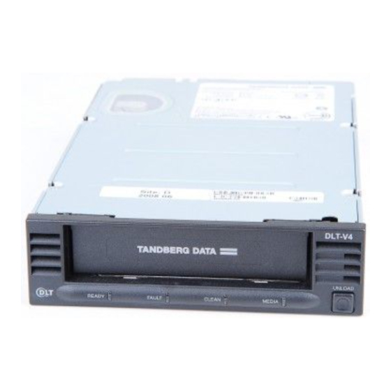Tandberg Data DLT-V4 Kurzanleitung