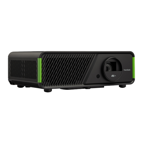 ViewSonic X1-4K Pro Benutzerhandbuch