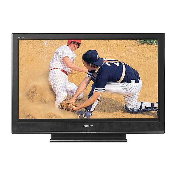 Sony BRAVIA KDL-40S30 Serie Bedienungsanleitung