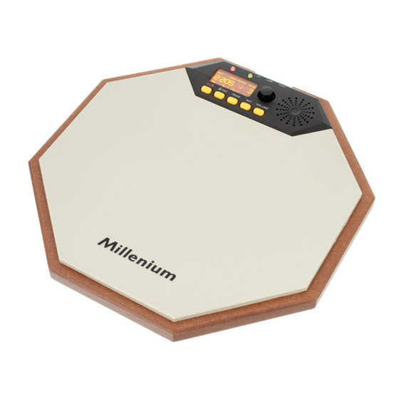 thomann Millenium R1 12 Metronome Practice Pad Bedienungsanleitung