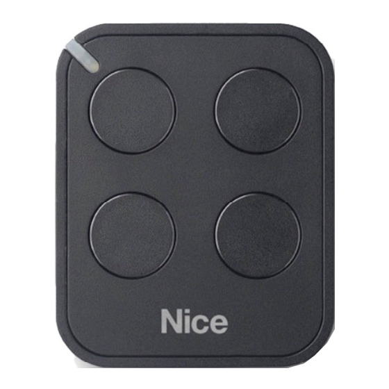 Nice Era One Anweisungen Für Den Installateur