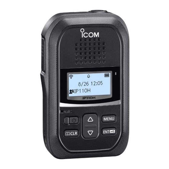 Icom IP110H Bedienungsanleitung