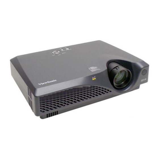 ViewSonic PJ510 Benutzerhandbuch