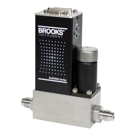 Brooks Instrument SLA5840 Installations- Und Bedienungsanleitung
