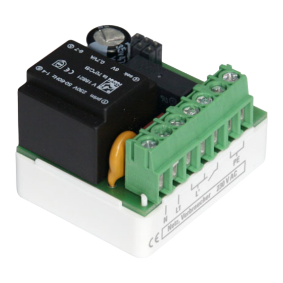 Elsner RF-Relais-UP Installationshinweise