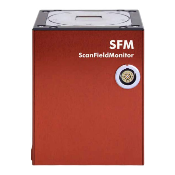primes ScanFieldMonitor SFM Originalbetriebsanleitung