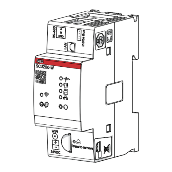 ABB SCU200 Bedienungsanleitung