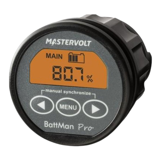 Mastervolt BattMan Pro Bedienungsanleitung