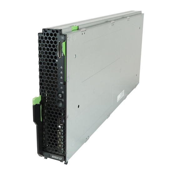 Fujitsu PRIMERGY BX924 S3 Betriebsanleitung