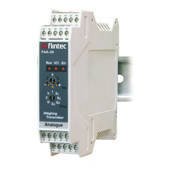 Flintec FAA-28 Technisches Handbuch