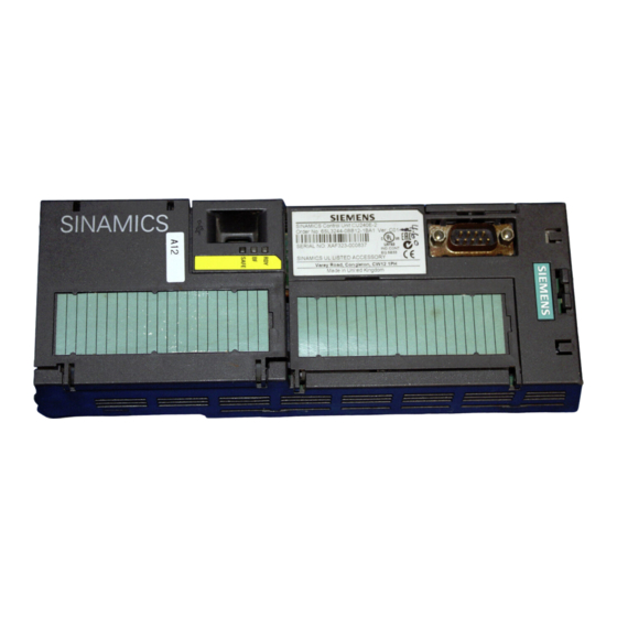 Siemens CU240E Erste Schritte