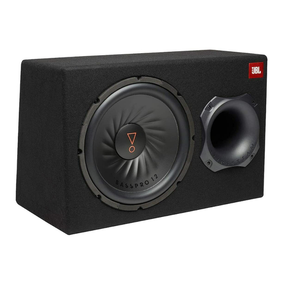 Harman JBL BassPro 12 Bedienungsanleitung