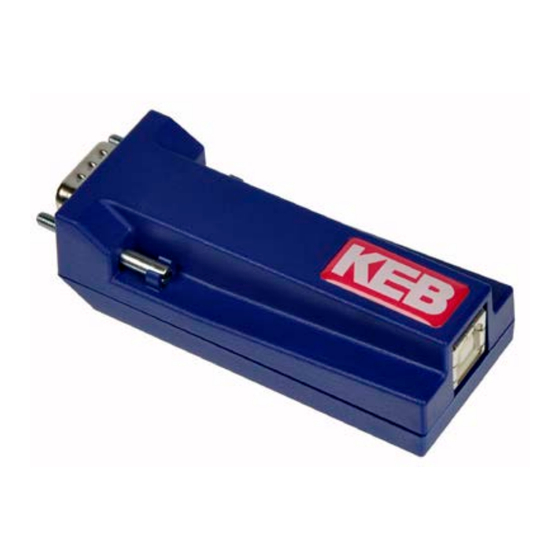 KEB USB-Seriell-Wandler Installationsanleitung