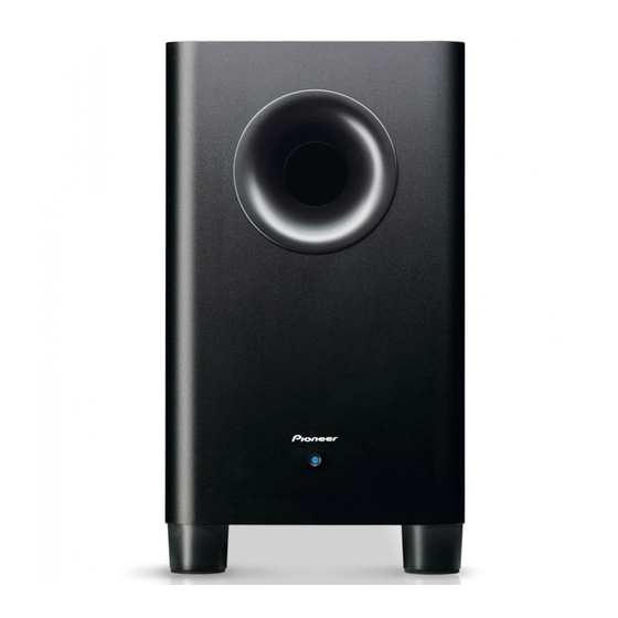 Pioneer S-21W Bedienungsanleitung