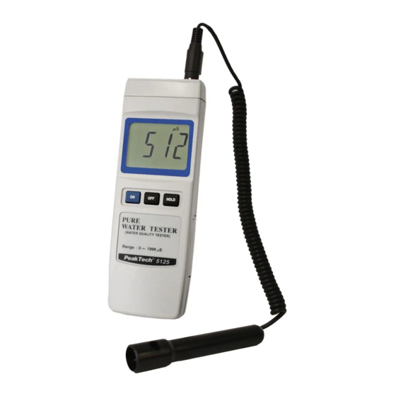 PeakTech 5125 Bedienungsanleitung