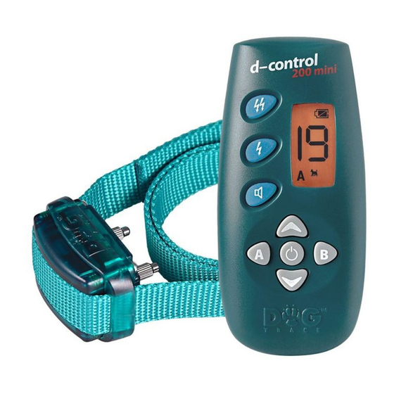 Dog trace d-control 200 mini Bedienungsanleitung