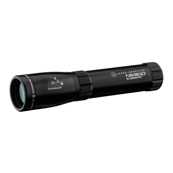 Laser Genetics NS 300 subzero Benutzerhandbuch