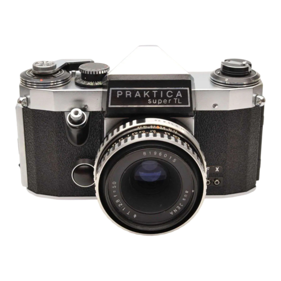 Pentacon PRAKTICA superTL Bedienungsanleitung