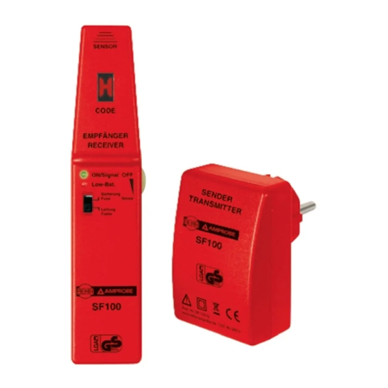 Beha-Amprobe SF100 Bedienungsanleitung