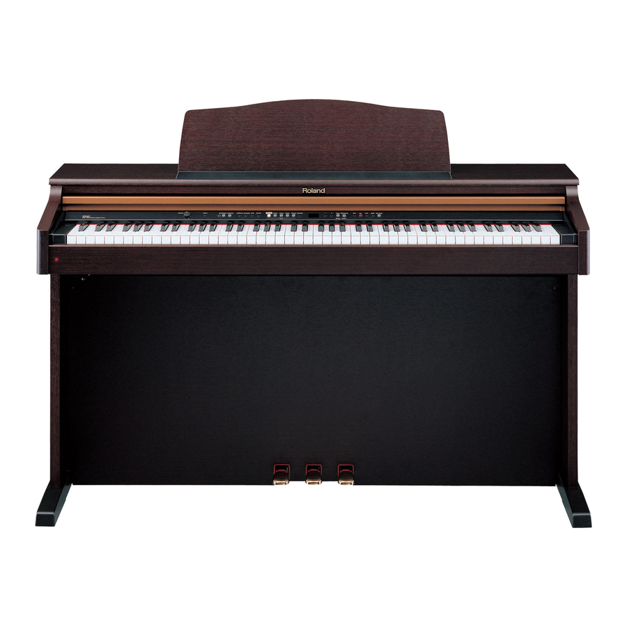 Roland HP103e Bedienungsanleitung