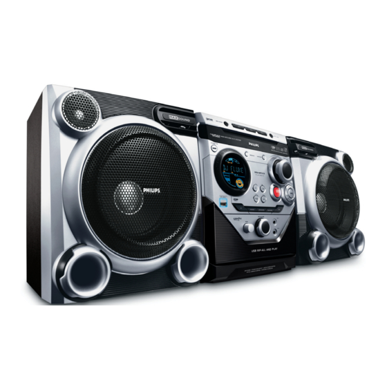 Philips FWM582 Schnellstartanleitung