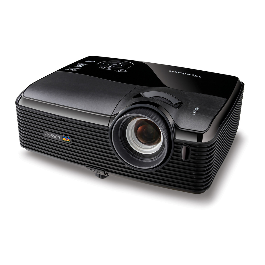 ViewSonic PRO8500 Bedienungsanleitung
