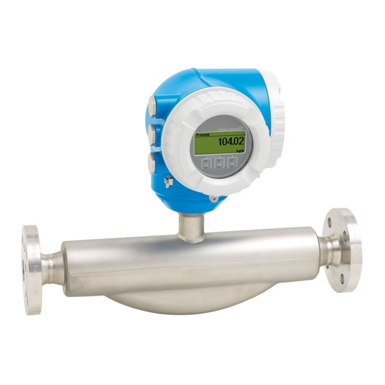Endress+Hauser Proline Promass F 300 Technische Information