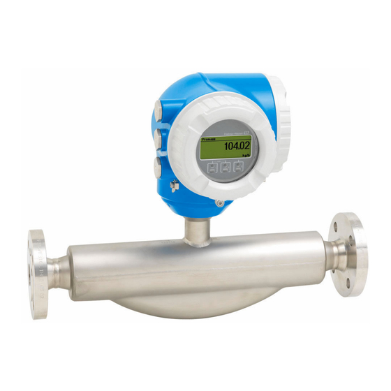 Endress+Hauser Proline Promass F 300 Technische Information