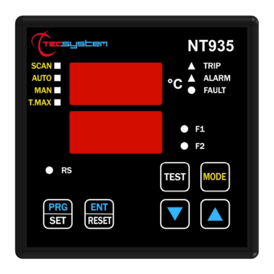 TECSYSTEM NT935 Bedienungsanleitung