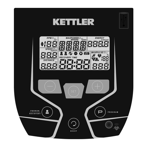 Kettler E3 - 07682-100 Bedienungsanleitung