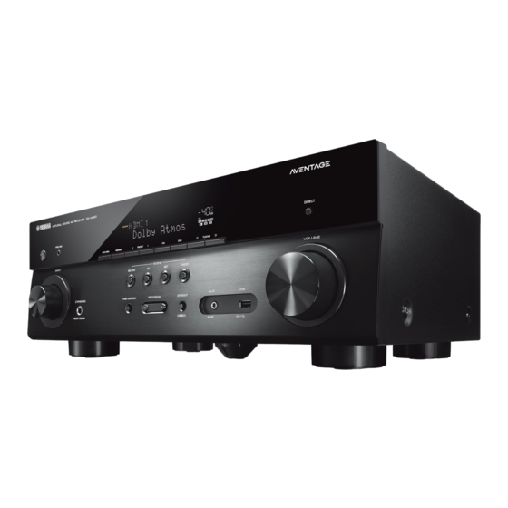 Yamaha RX-A680 Schnellstartanleitung