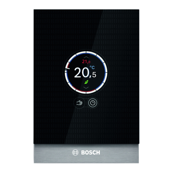 Bosch Control CT 100 Installationsanleitung