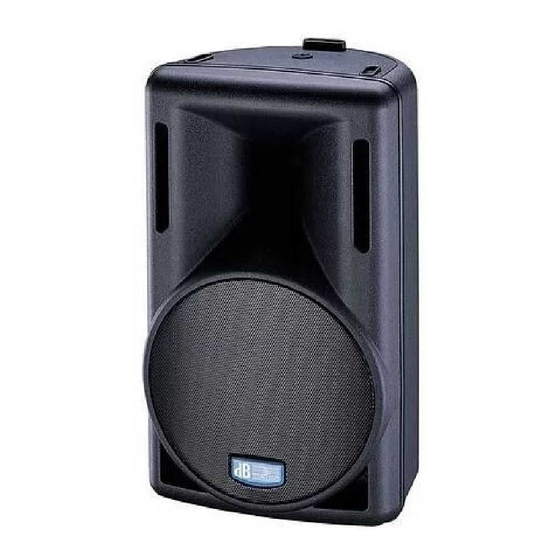 dB Technologies OPERA 110 MOBILE Bedienungsanleitung