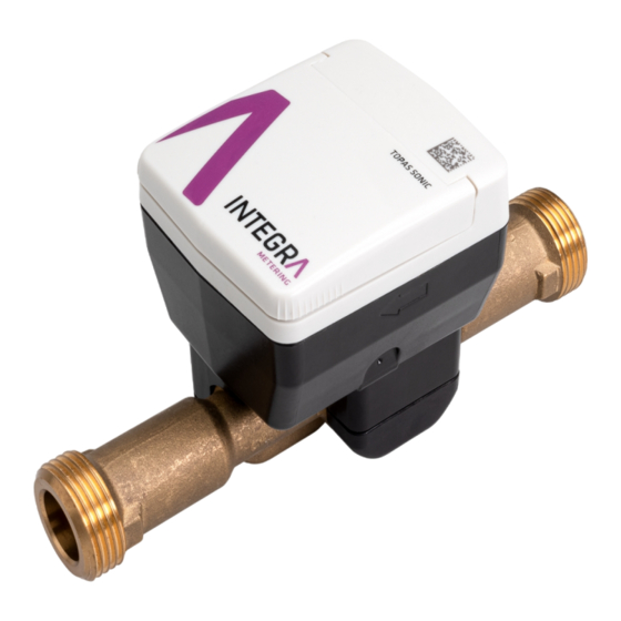 INTEGRA Metering TOPAS SONIC Bedienungsanleitung
