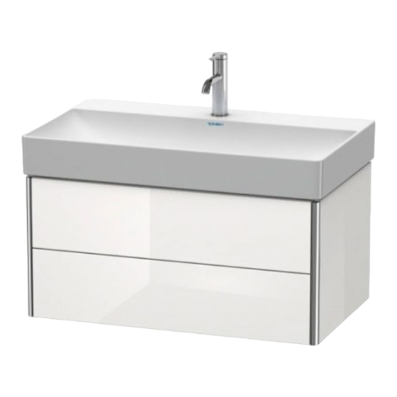 Duravit XSquare XS 4162 Montageanleitung
