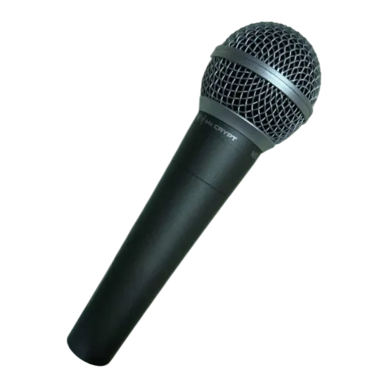 MC Crypt MS-58-A Bedienungsanleitung